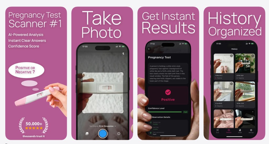 Pregnancy Test Scanner app